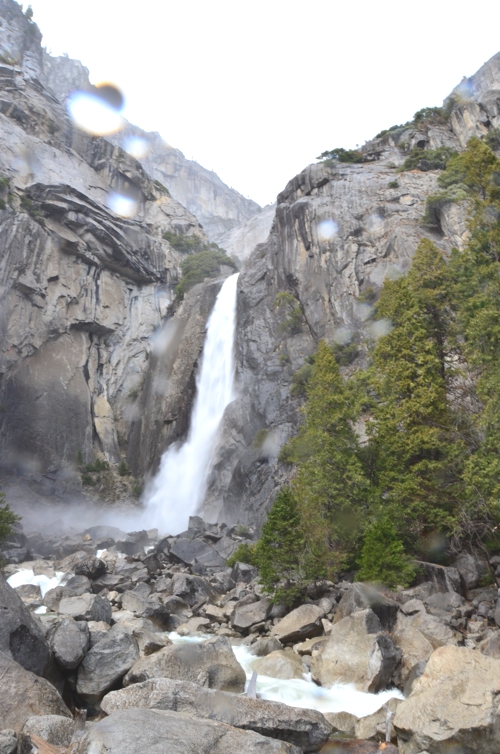 Yosemite Falls lets you get up-close and personal, so much so that your camera might get wet