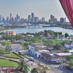 Colombia Flag in Cartagena