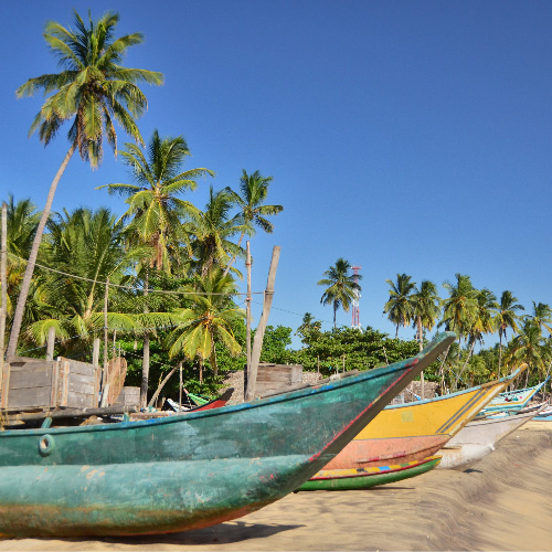 Boats in Arugam Bay