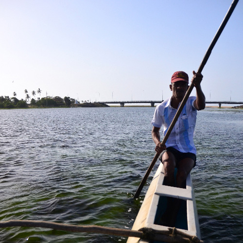 Arugam Bay Boat Man