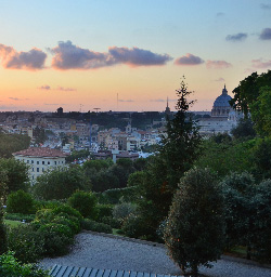 Sunset in Rome