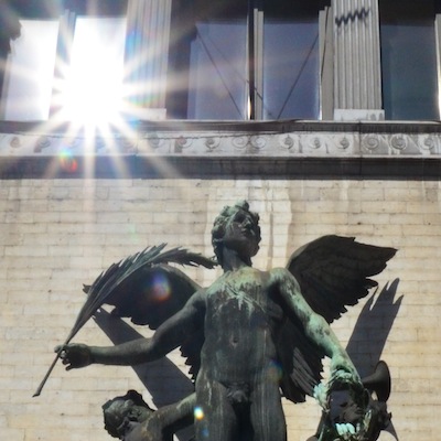 Angel statue in Brussels
