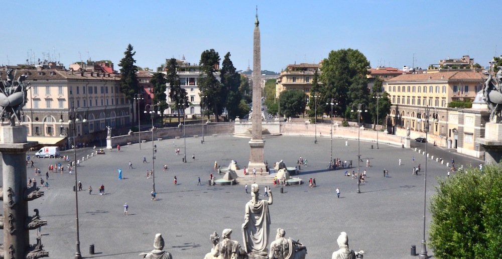 Piazza del Popolo in Rome, Italy