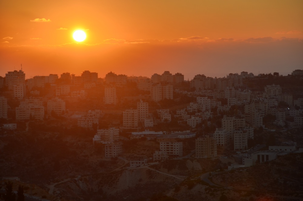 Sunset in Ramallah