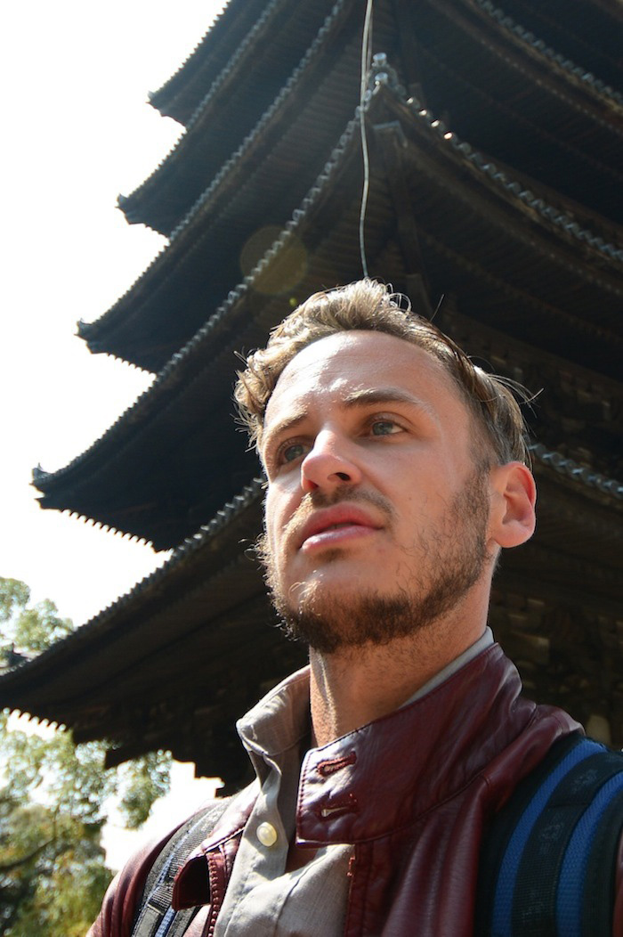Robert Schrader in Nara, Japan Robert Schrader in Nara, Japan