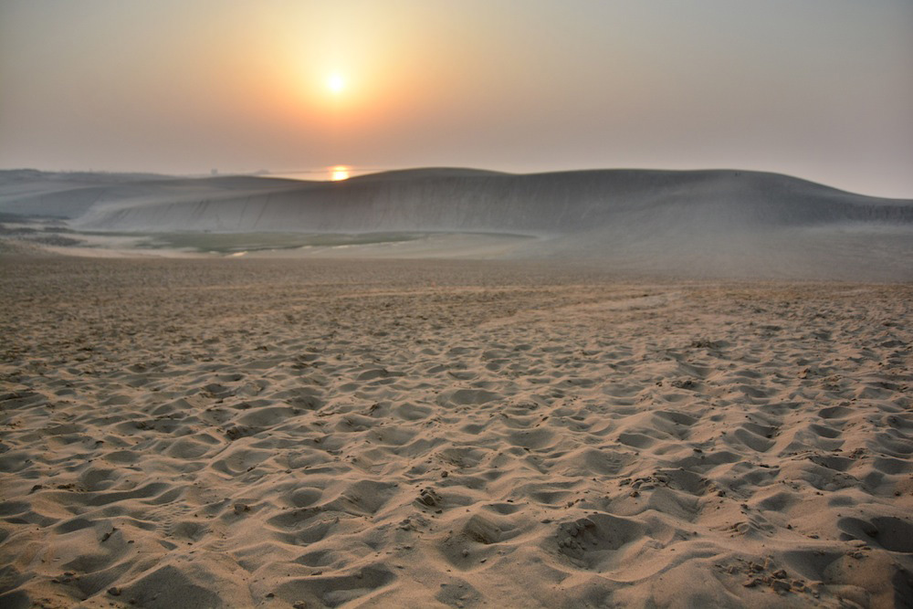 Sunset in Tottori, Japan