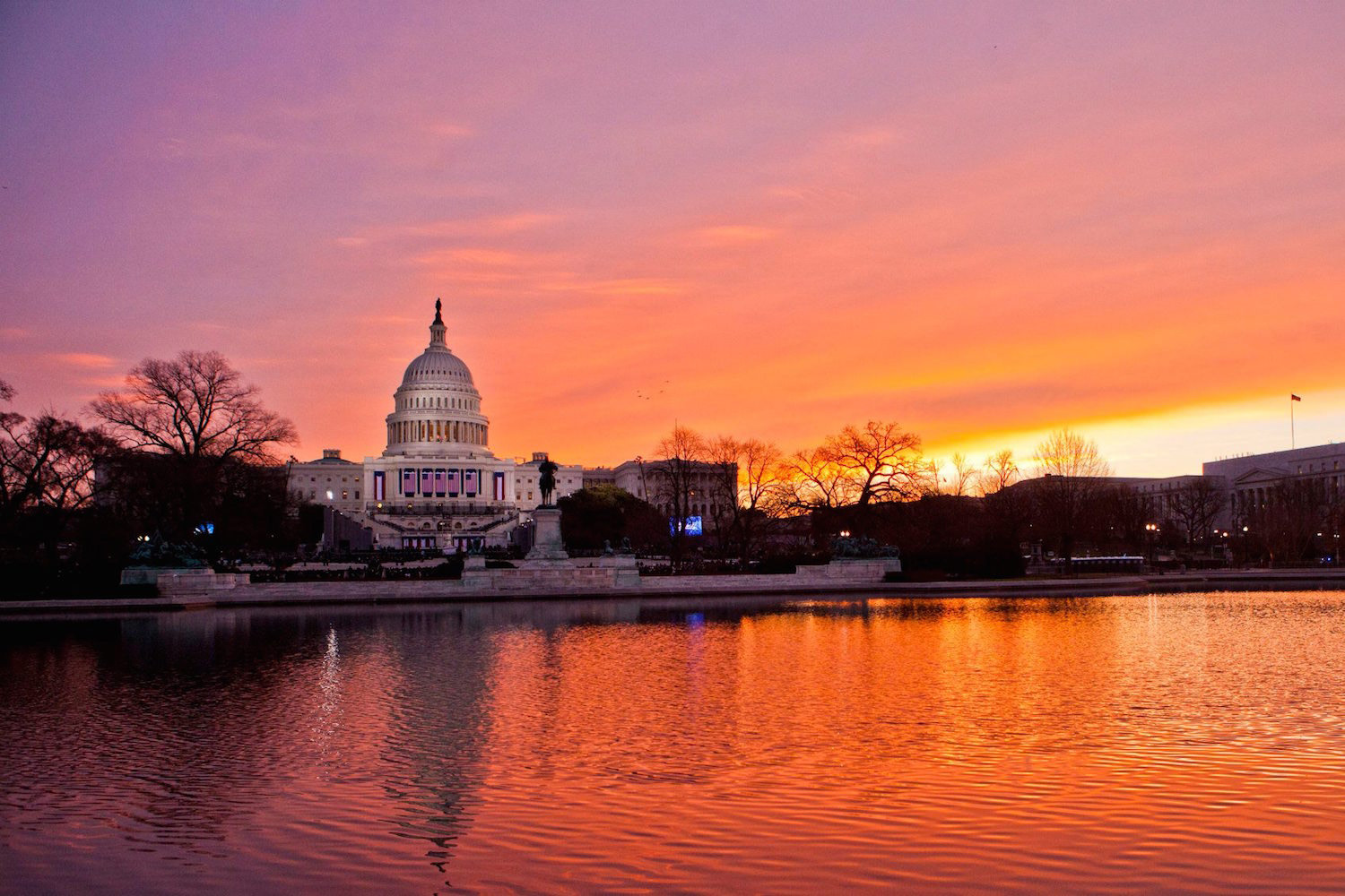 Sunrise in Washington, D.C.