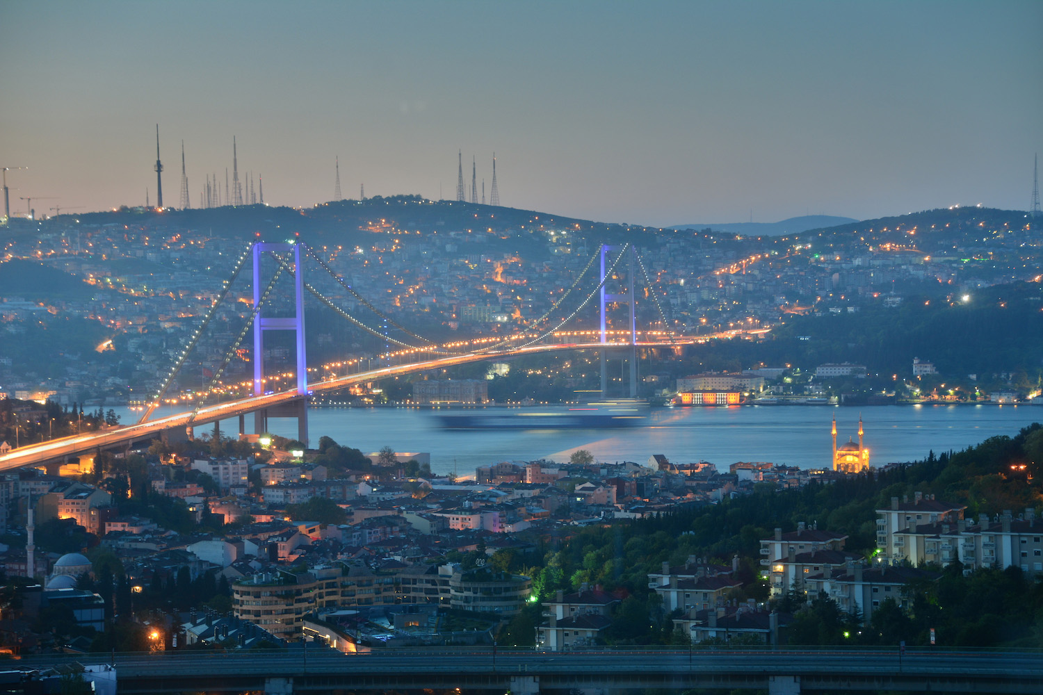 Bosphorous Bridge in Istanbul