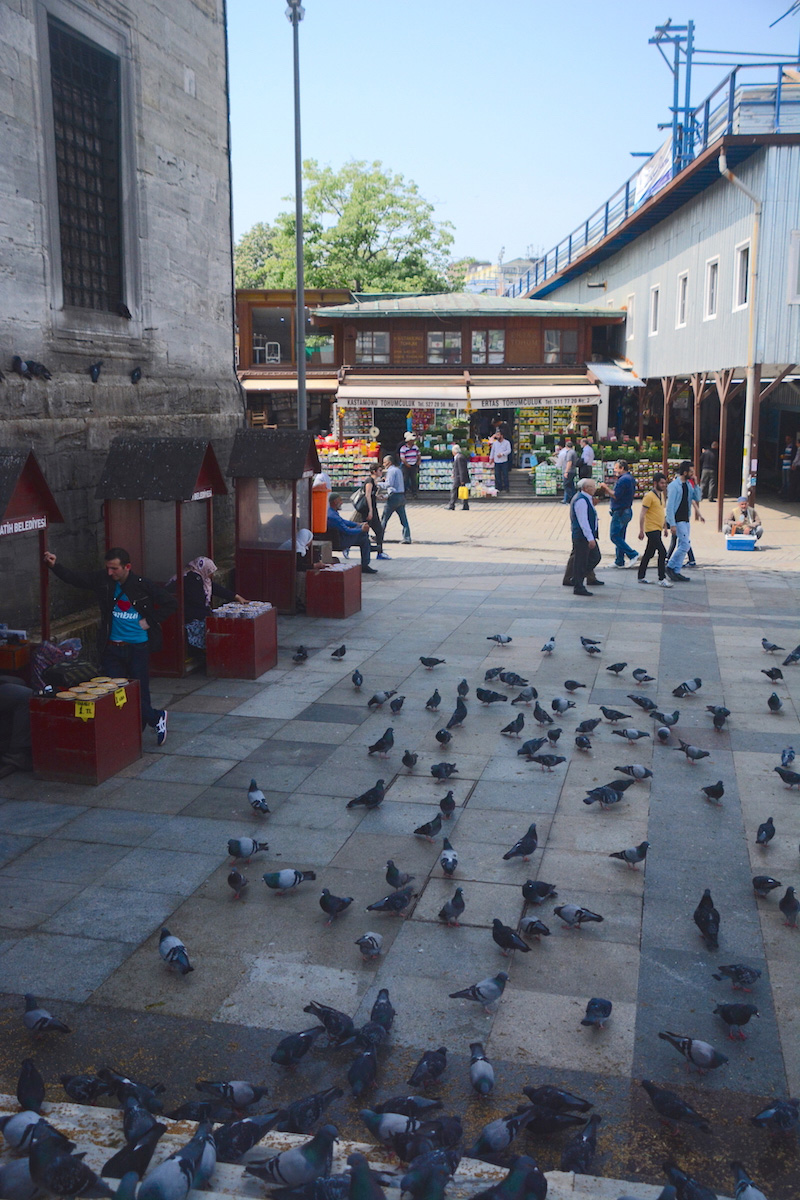 Pictures in Front of Istanbul Spice Market