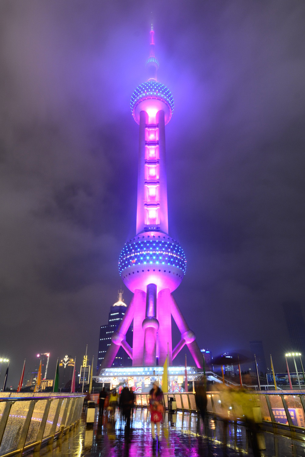 Oriental Pearl Tower in Shanghai, China