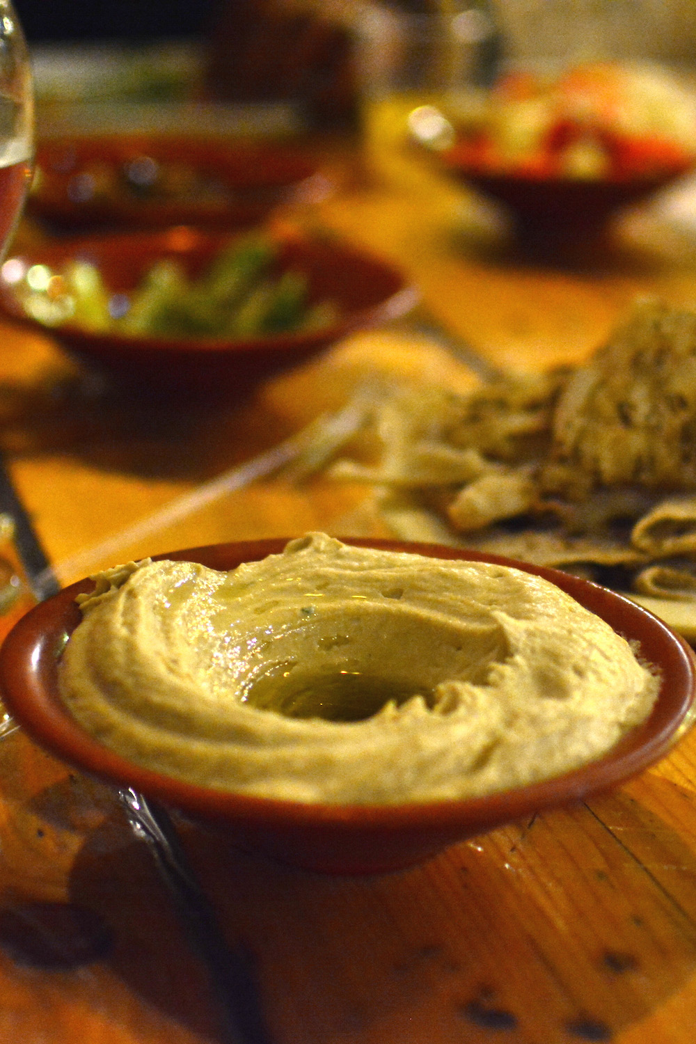 Hummus in Judean Desert