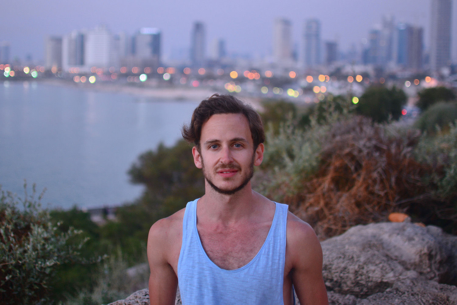 Robert Schrader in Tel Aviv, Israel