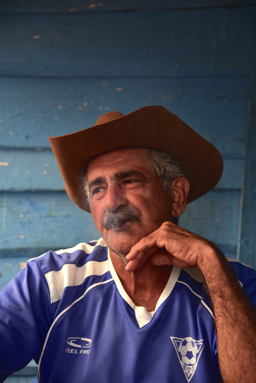 Cuba travel pictures man smoking cigar