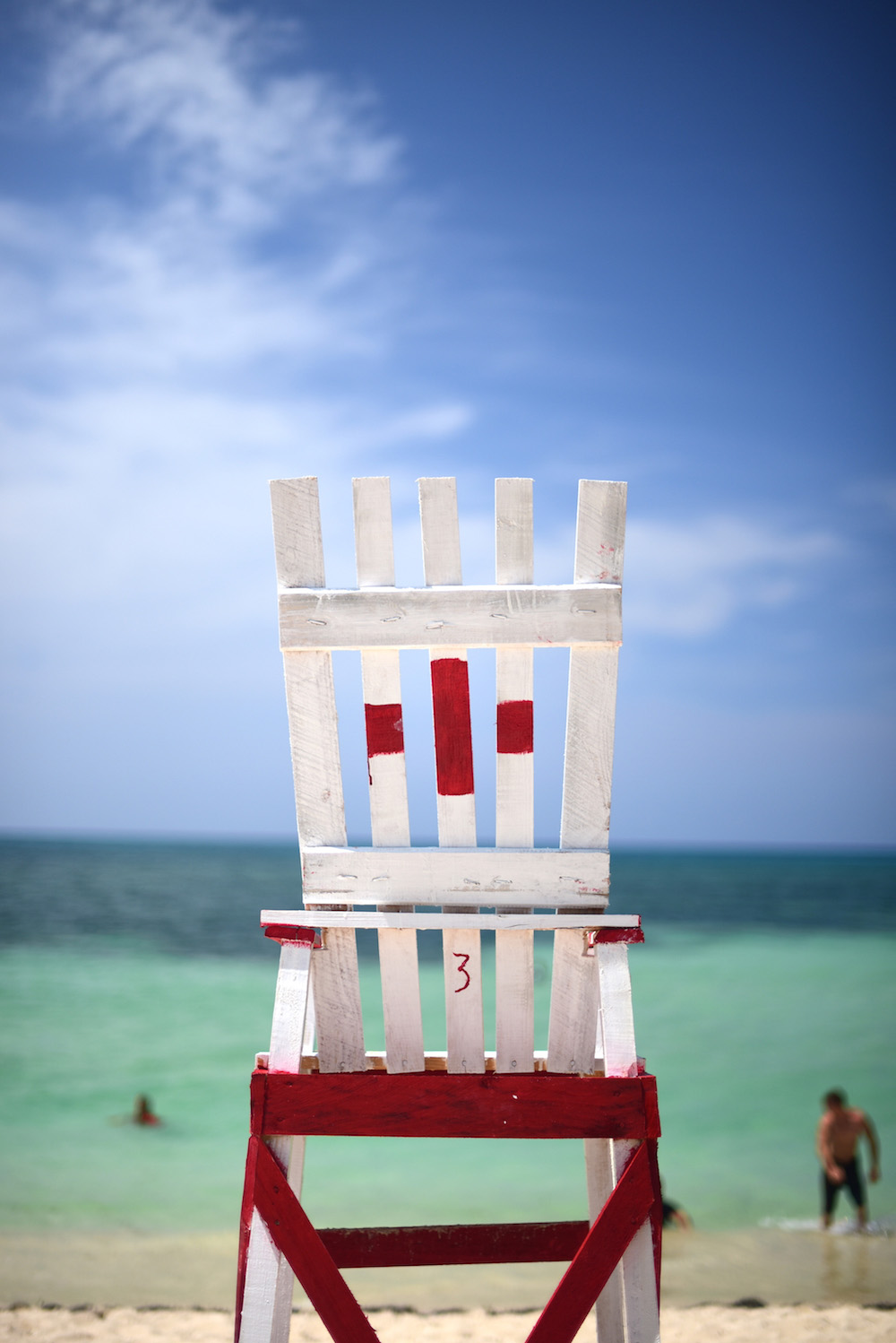 Cuba travel pictures lifeguard chair