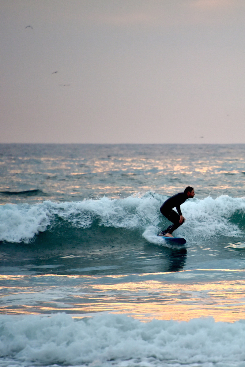 Pacific Coast Highway surfer