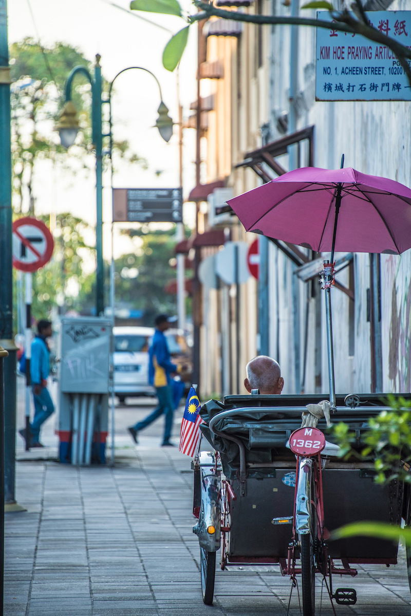 Rickshaw in Penang Malaysia