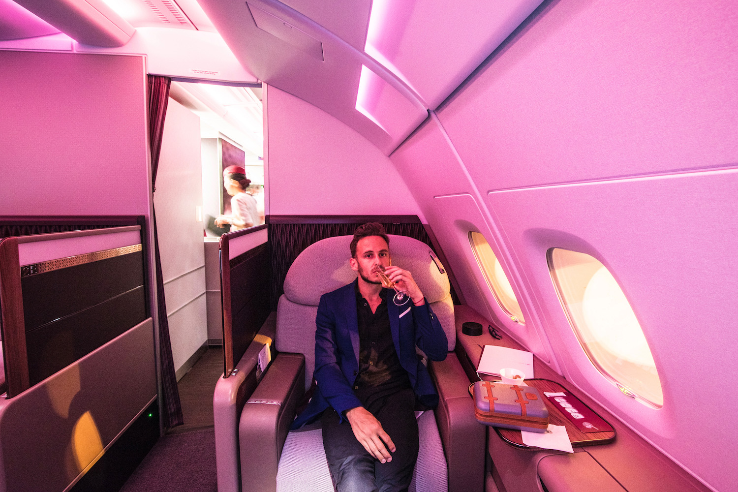 qatar airways first class