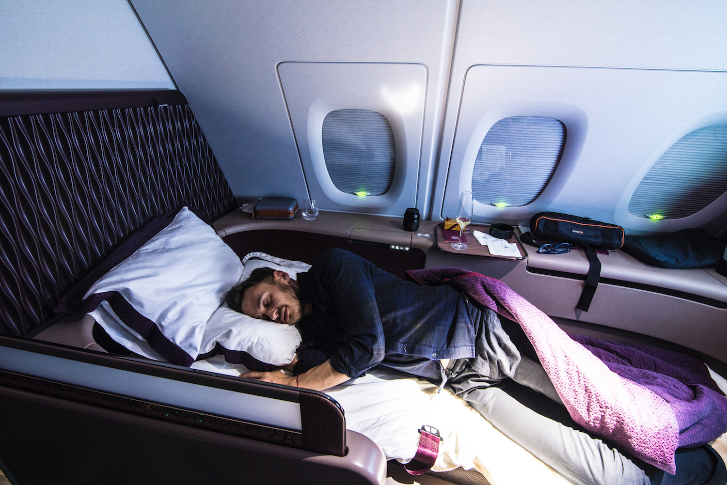 For its business and first-class passengers, Qatar Airways has