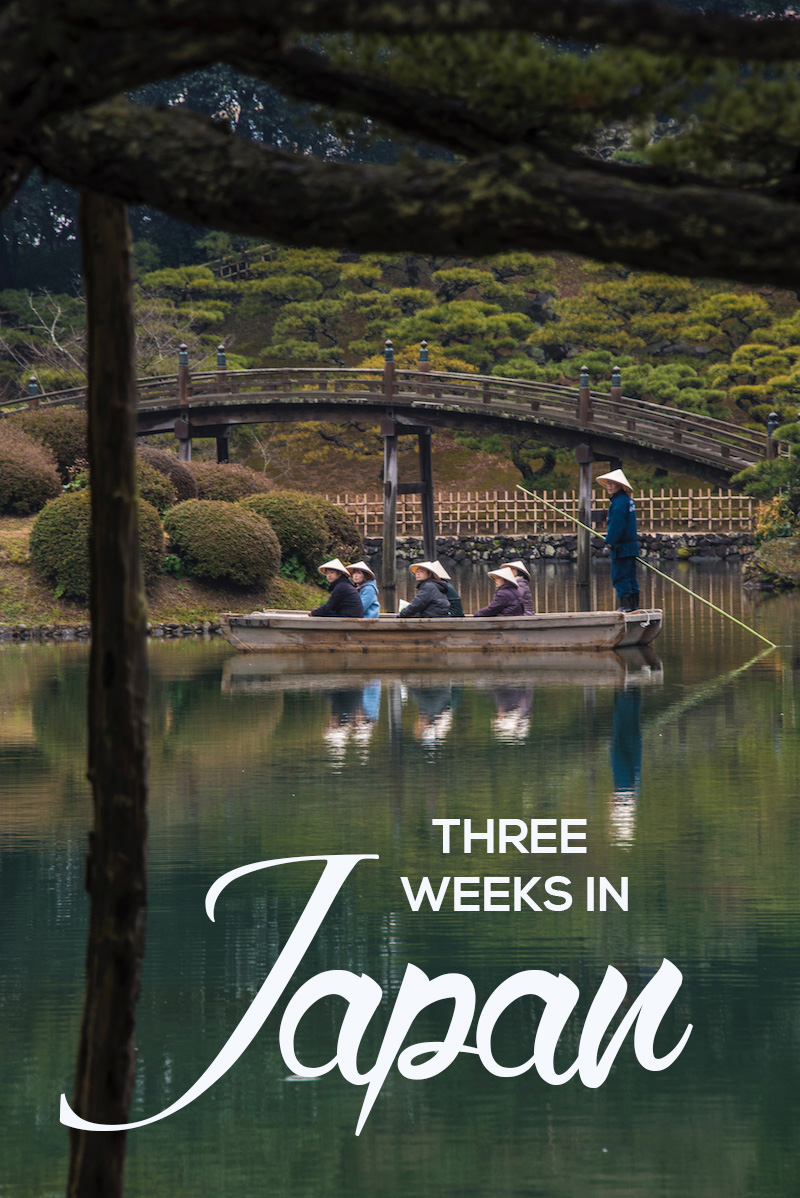 3 weeks travel japan