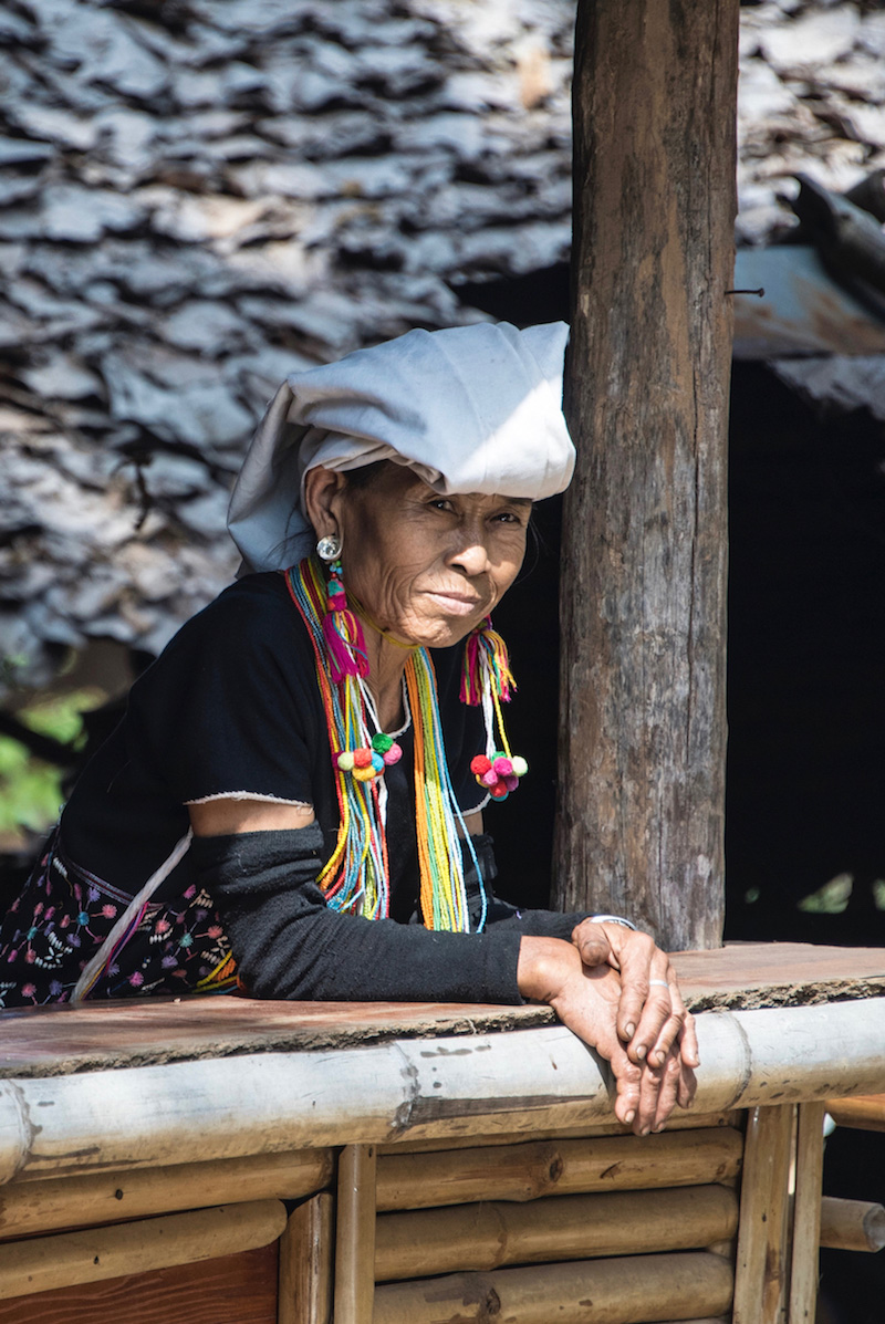 Karen hill tribe woman Chiang Mai