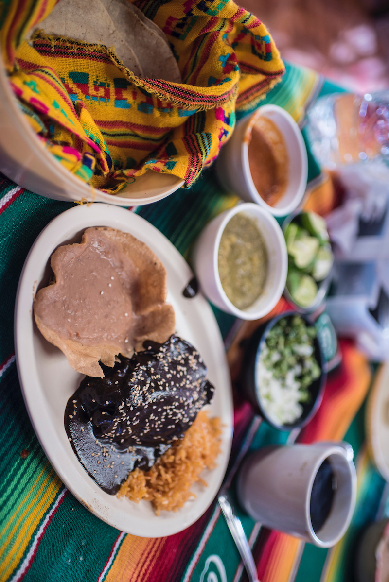 Mexican mole at Teotihuacan