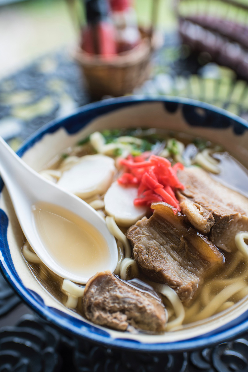 Noodle in Okinawa in winter