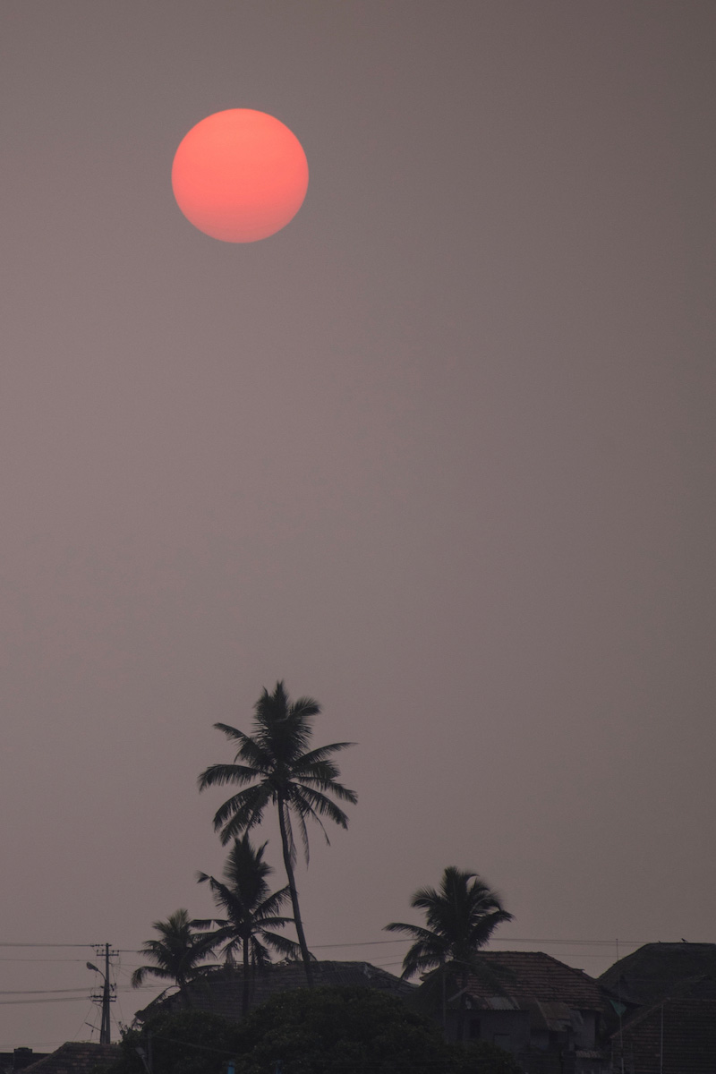 Sunset in the tropics