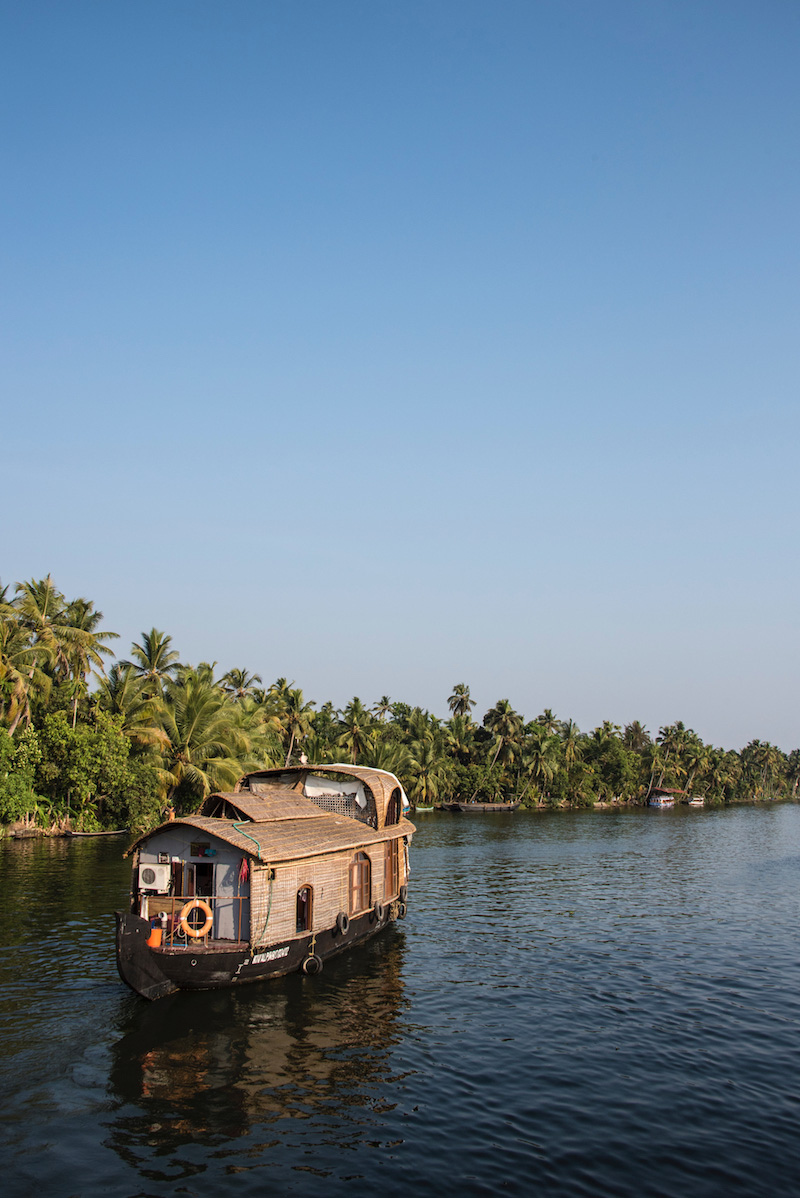 Houseboat in Kerala, India