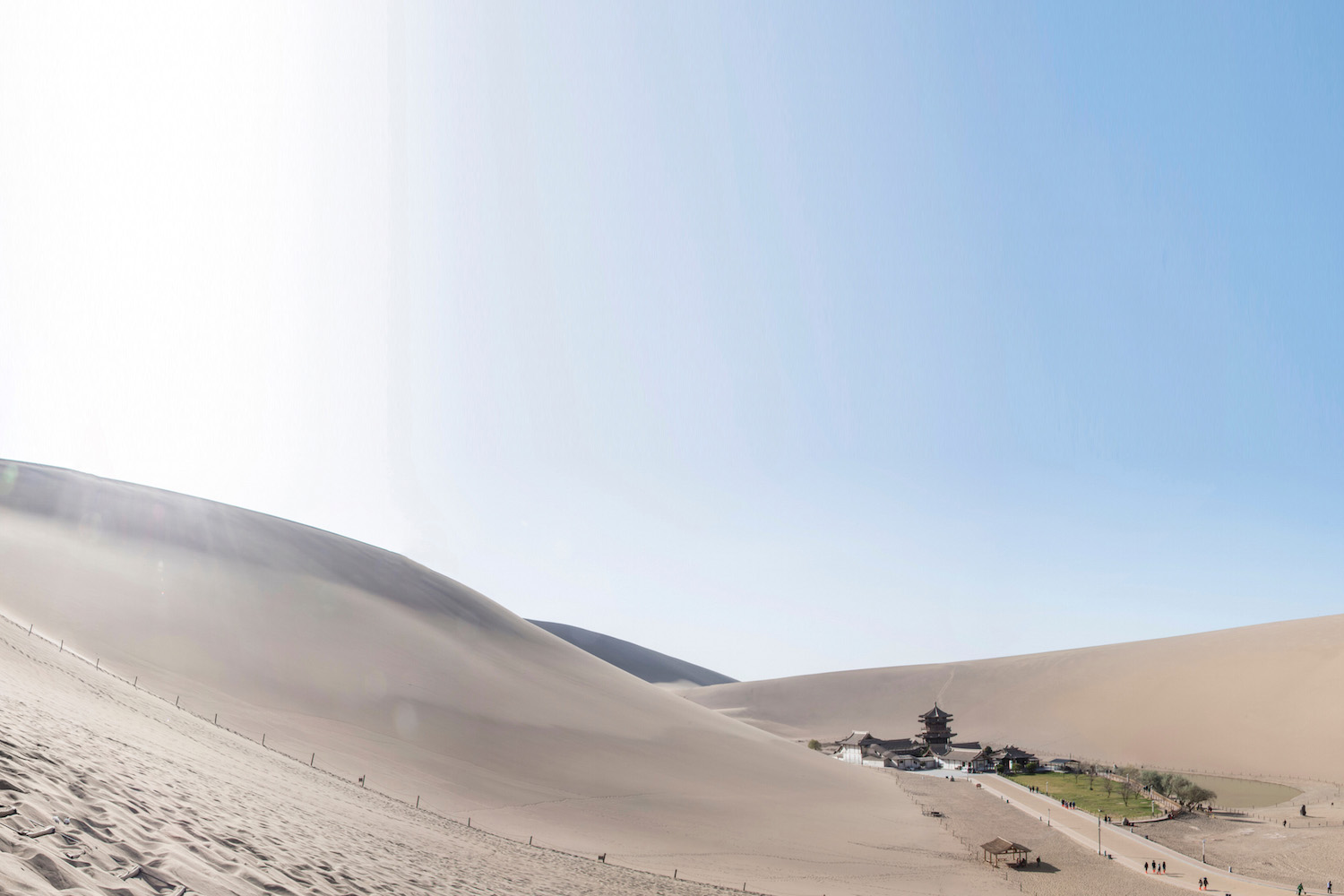 Pagoda in the Gobi Desert Gansu, China