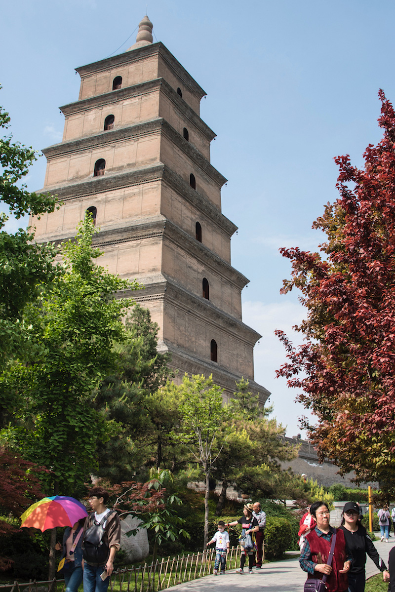 Big Wild Goose pagoda in Xi'an, China