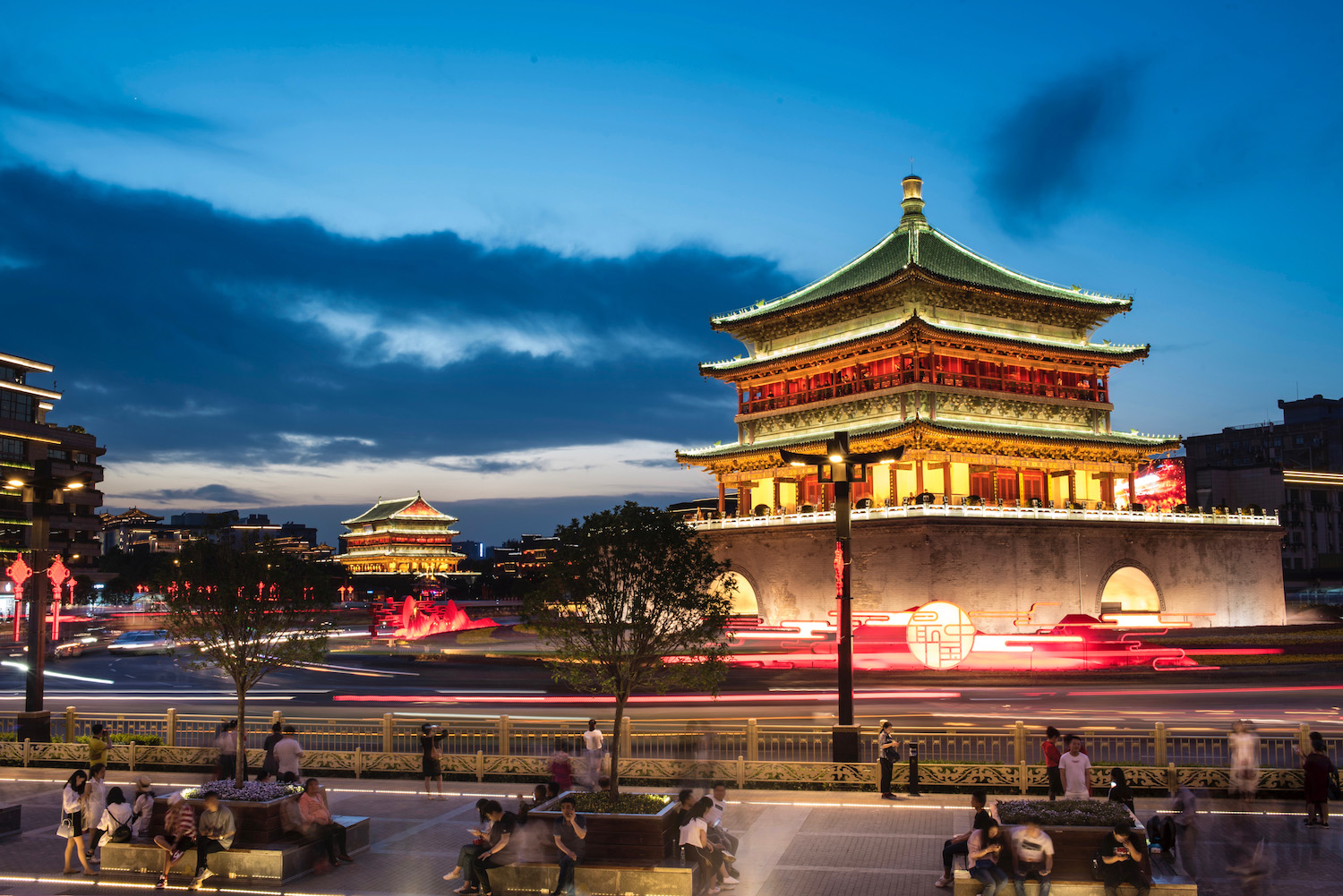 Bell Tower in Xi'an China