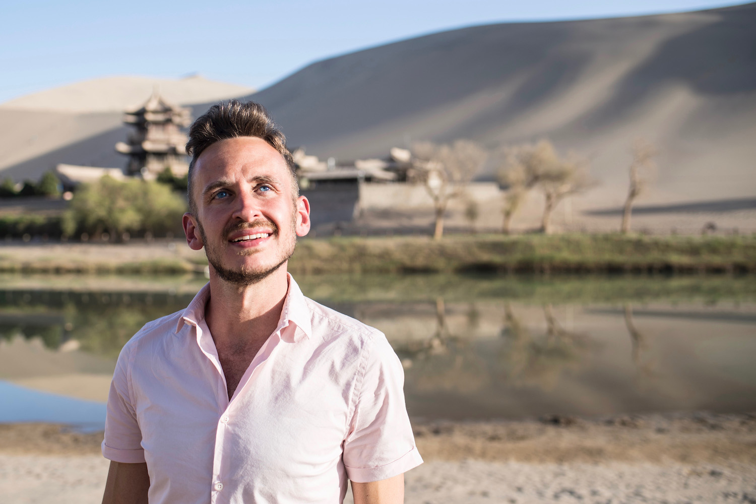 Selfie in Gansu, China