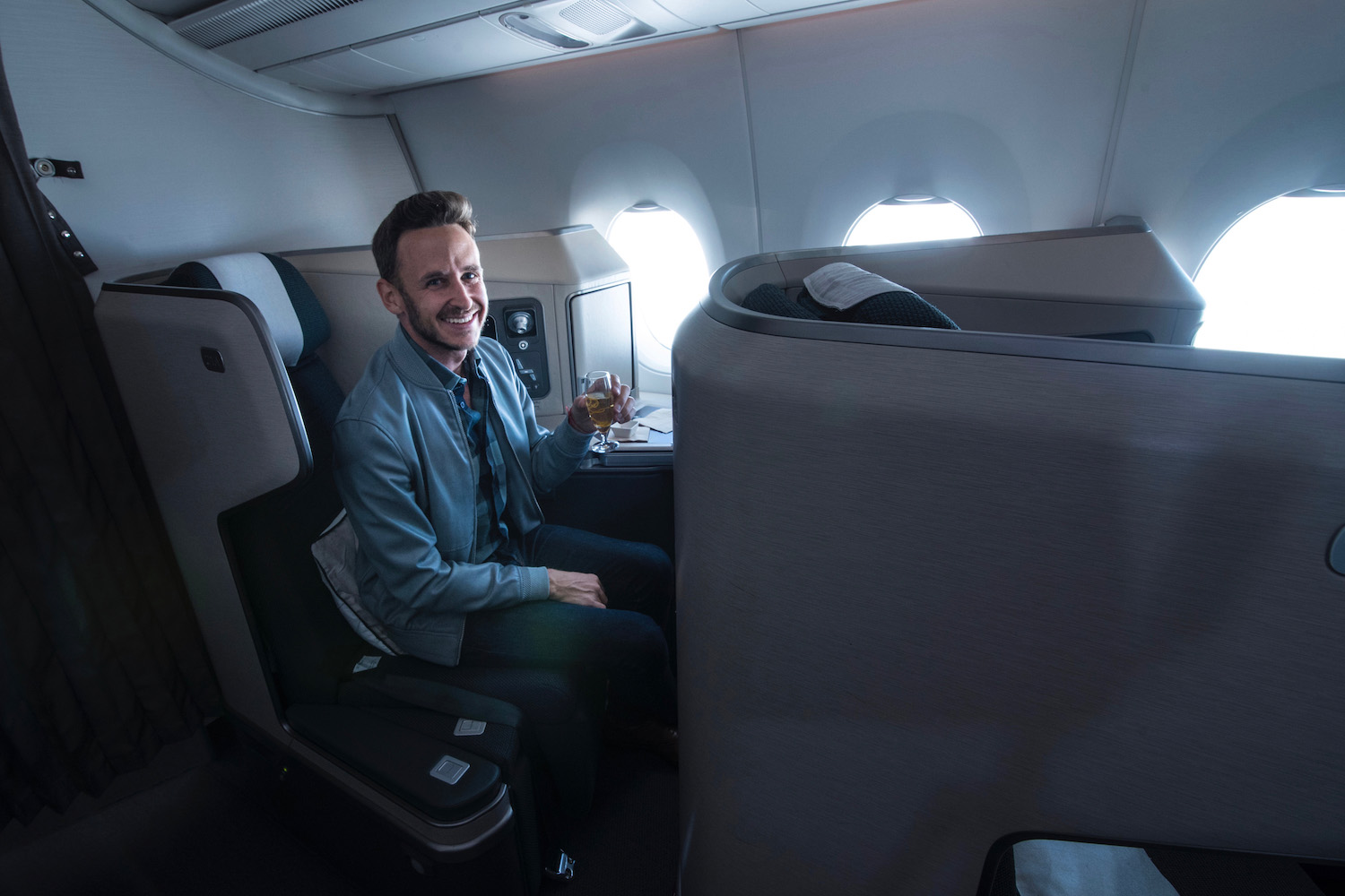 Cathay Pacific Business Class Review A350 From Yvr To Hkg Hong