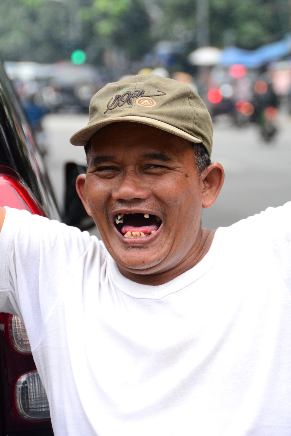 Jakarta smiling man