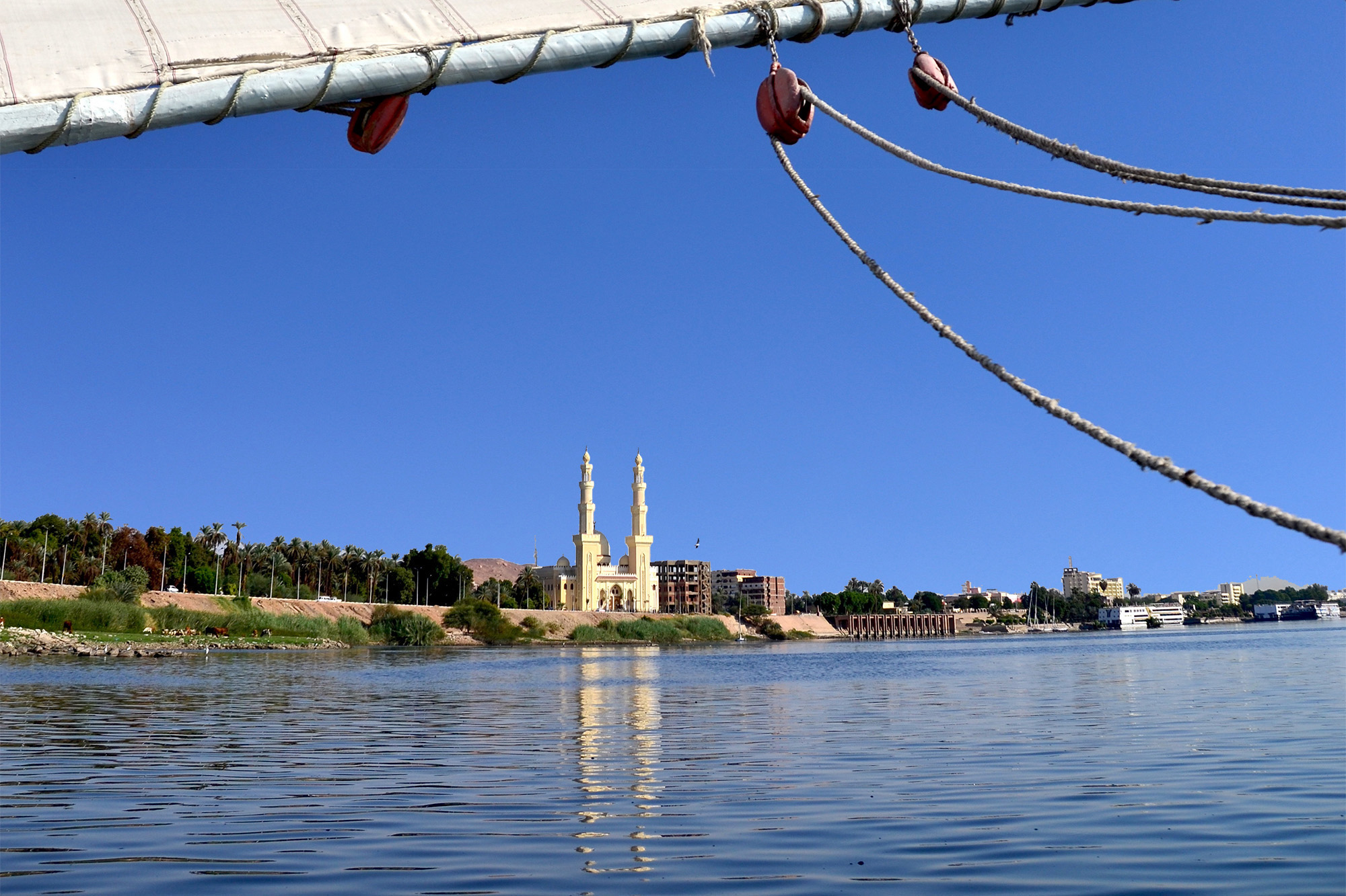 Floating Down the Nile on a Falucca